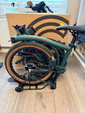 Brompton G Line 8-Speed Medium Folding Bike Forest Green, Men's