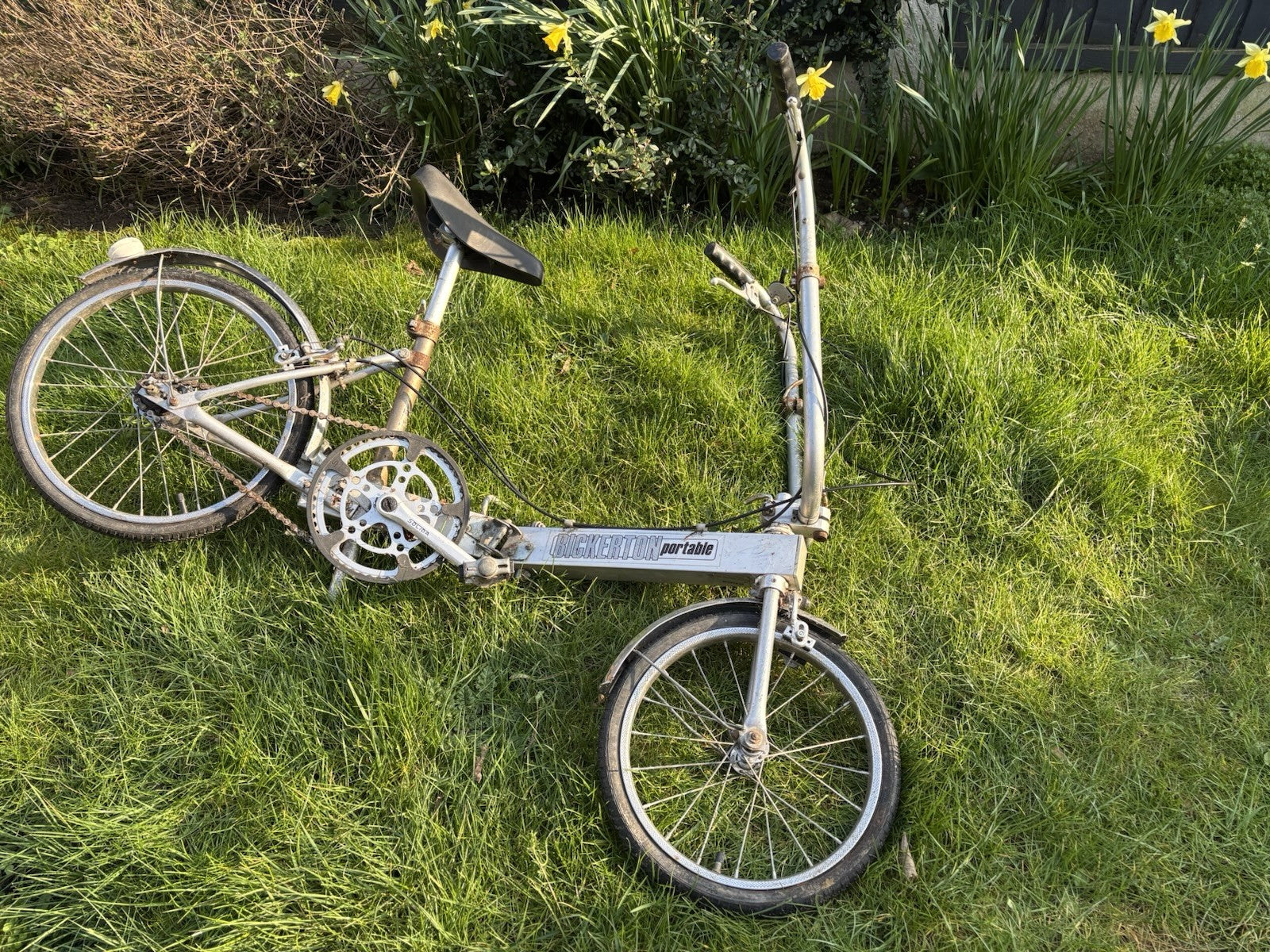 House Clearance Classic bickerton folding push Chopper bike Project Derby