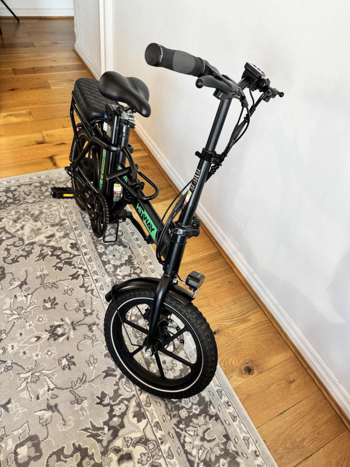 Hitway BK5S Folding Bike (2025), 250W Motor, 36V 10.4Ah