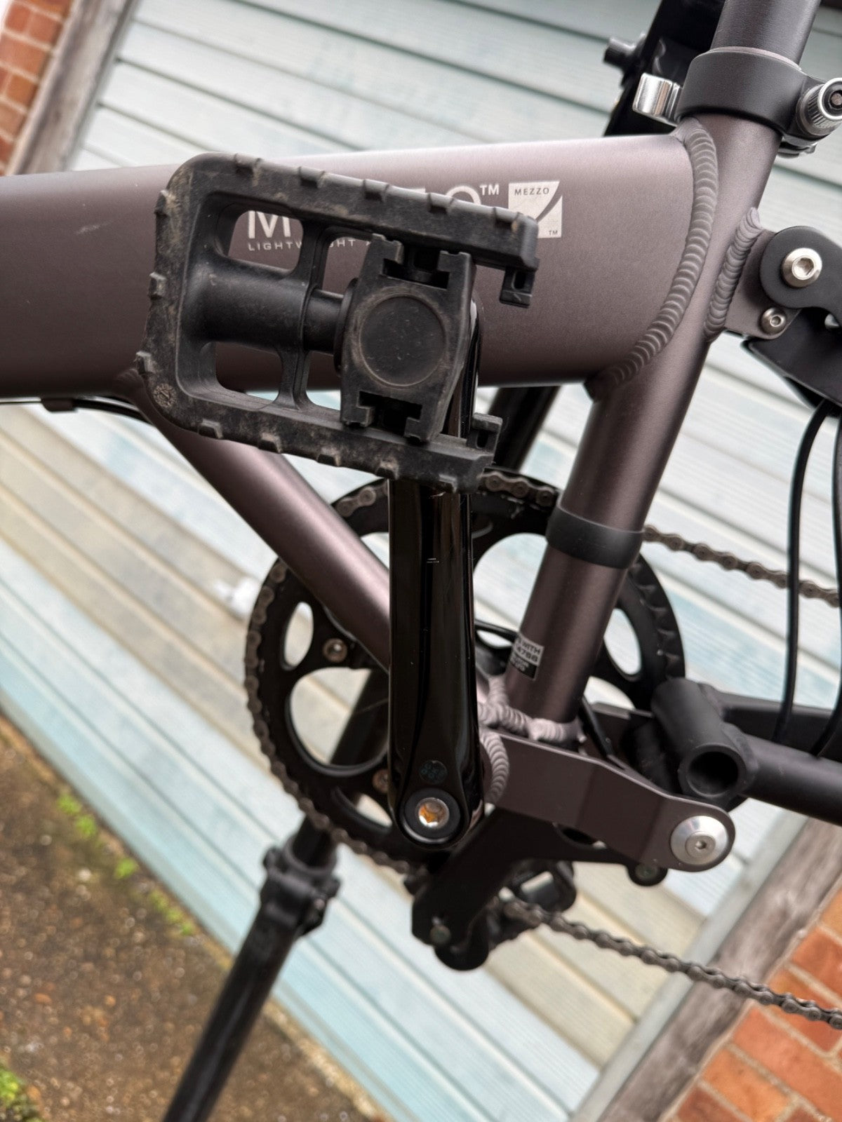Mezzo D9 folding bike graphite grey very good original condition