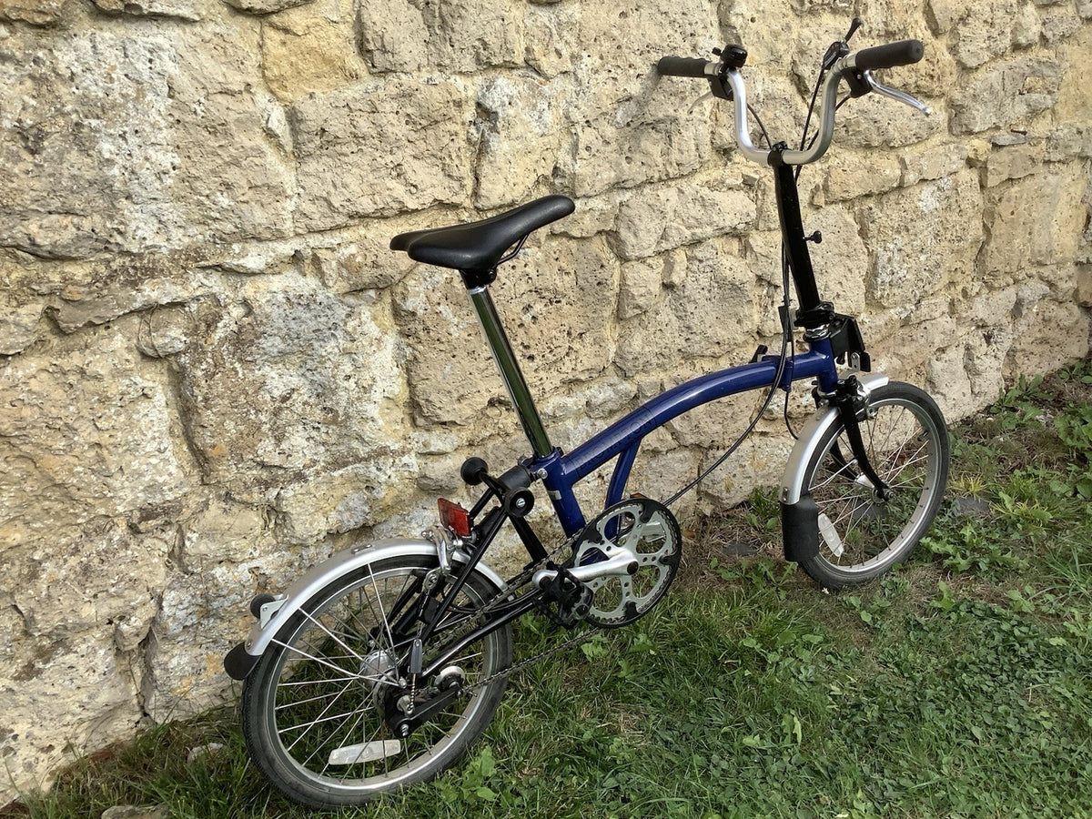 Brompton M3L Folding Bike - Blue - UK DELIVERY