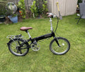 Bickerton Argent 1808 Folding Bike 20in Black w/ Rear Rack, Mudguards, Stand