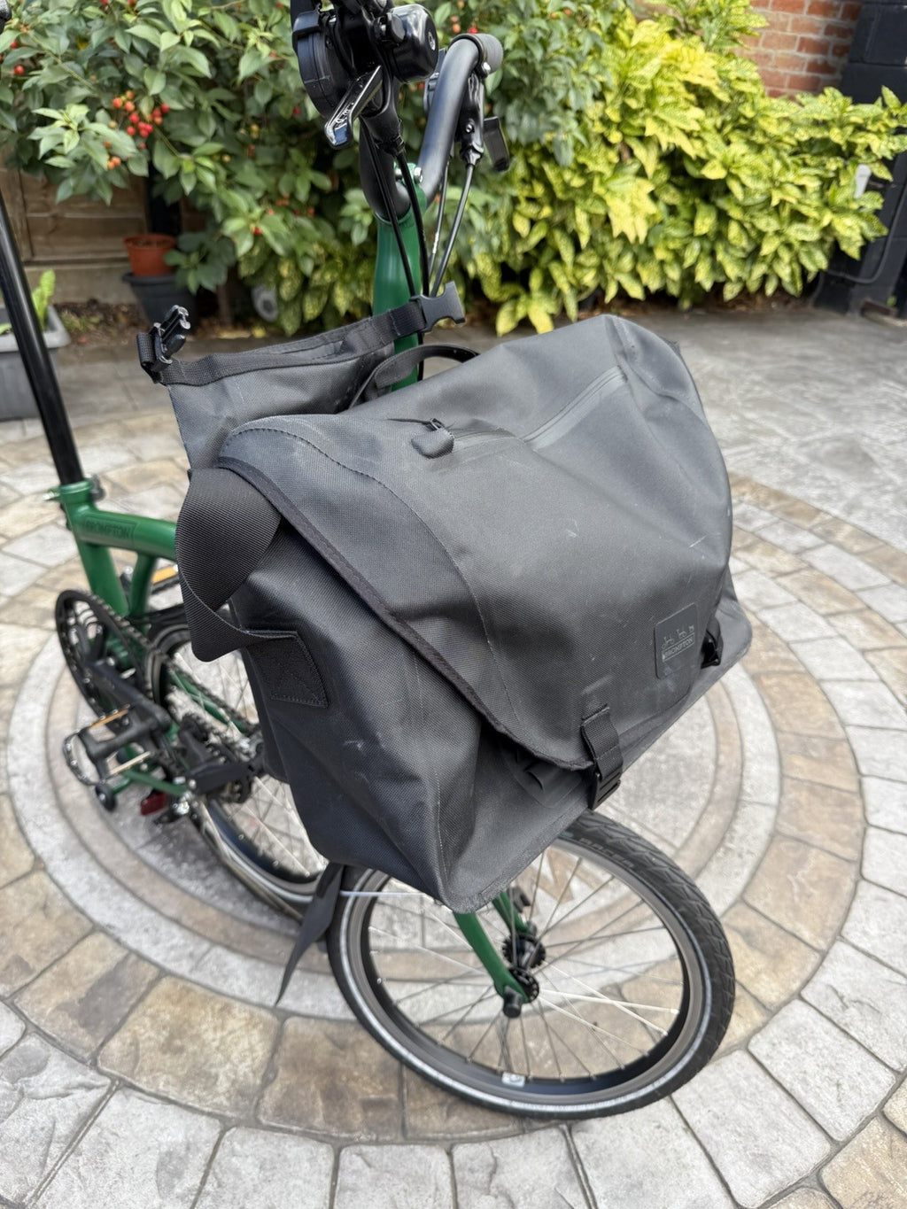 Brompton M6L C Line 6 Speed Folding Bike Green With Original Bag