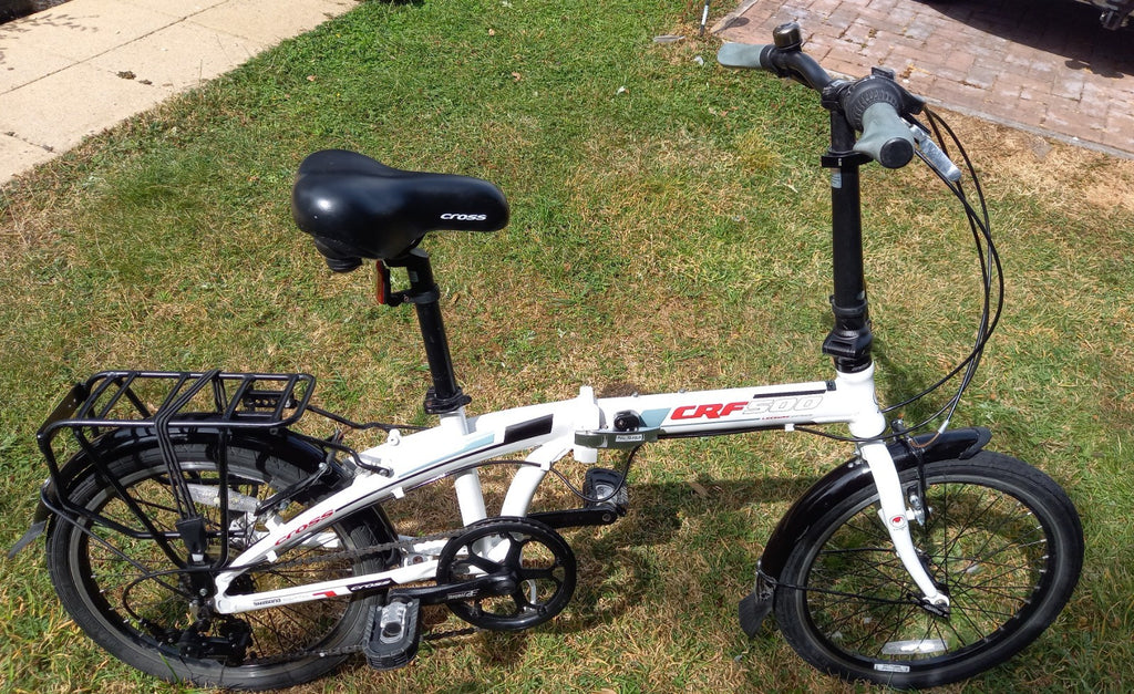 Cross CRF500 20 inch White Size Unisex Folding Bike