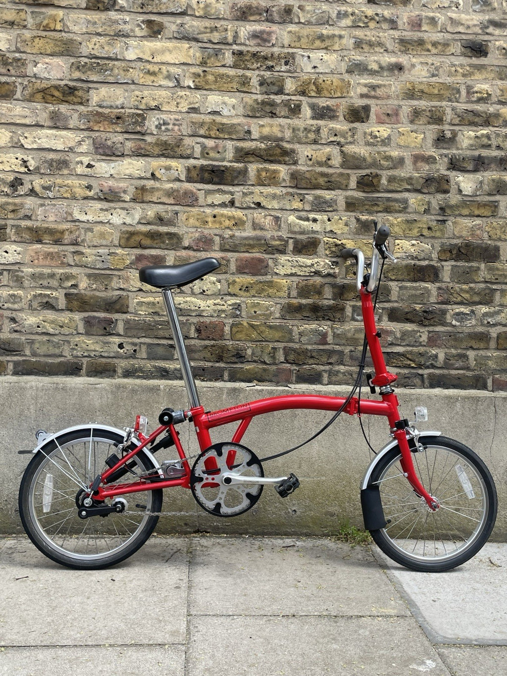 Brompton M3L Folding Bike 2004 - Red (NOS)