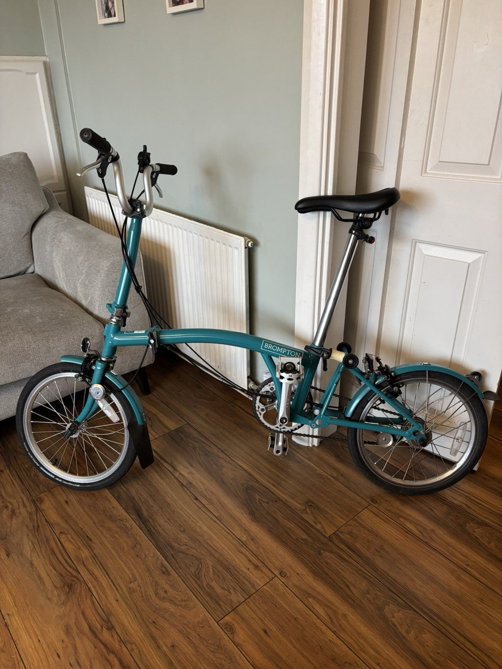 Brompton B75 16" Folding Bike - Blue