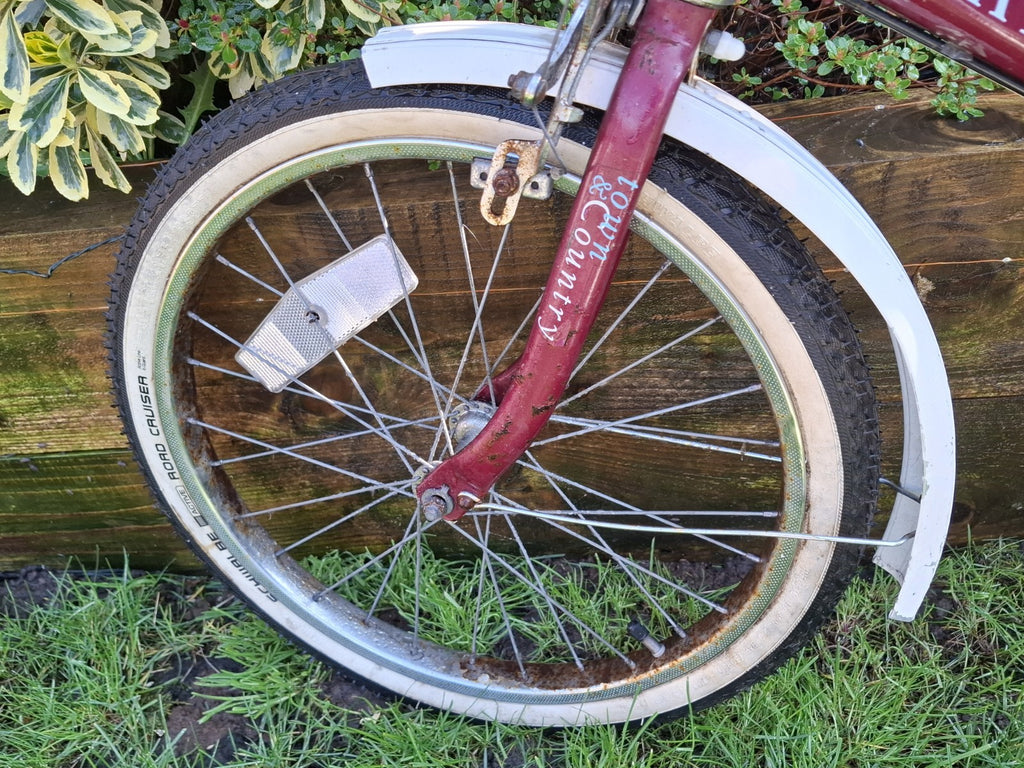 Apollo Wayfarer 1980s Vintage Folding Bike Town and City 20-inch Wheels
