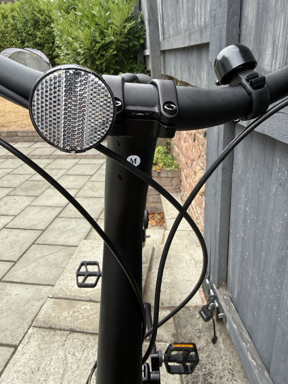 Brompton G Line Folding Bike 20in M Silver/Black Mechanical Disc, Rack Mudguards