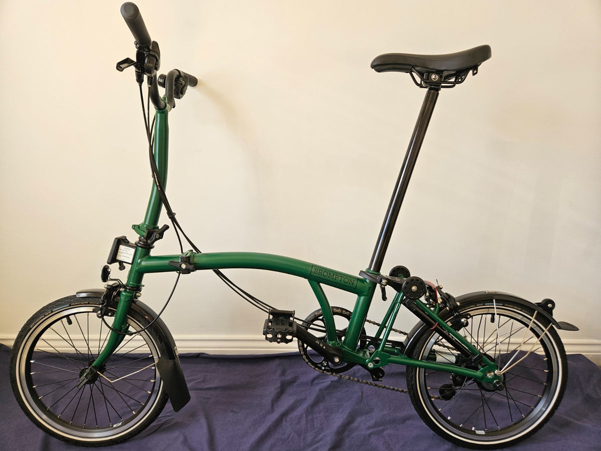 Brompton M6L - 6 Speed - C Line - Mid- Racing Green - Excellent Condition