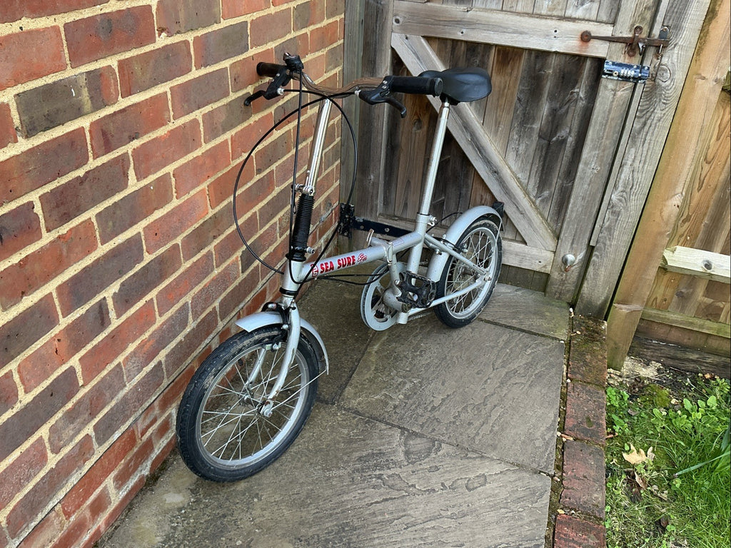 Sea Sure Folding Bike Ideal For Commute Or Boat 16 Inch Wheels G.W.O