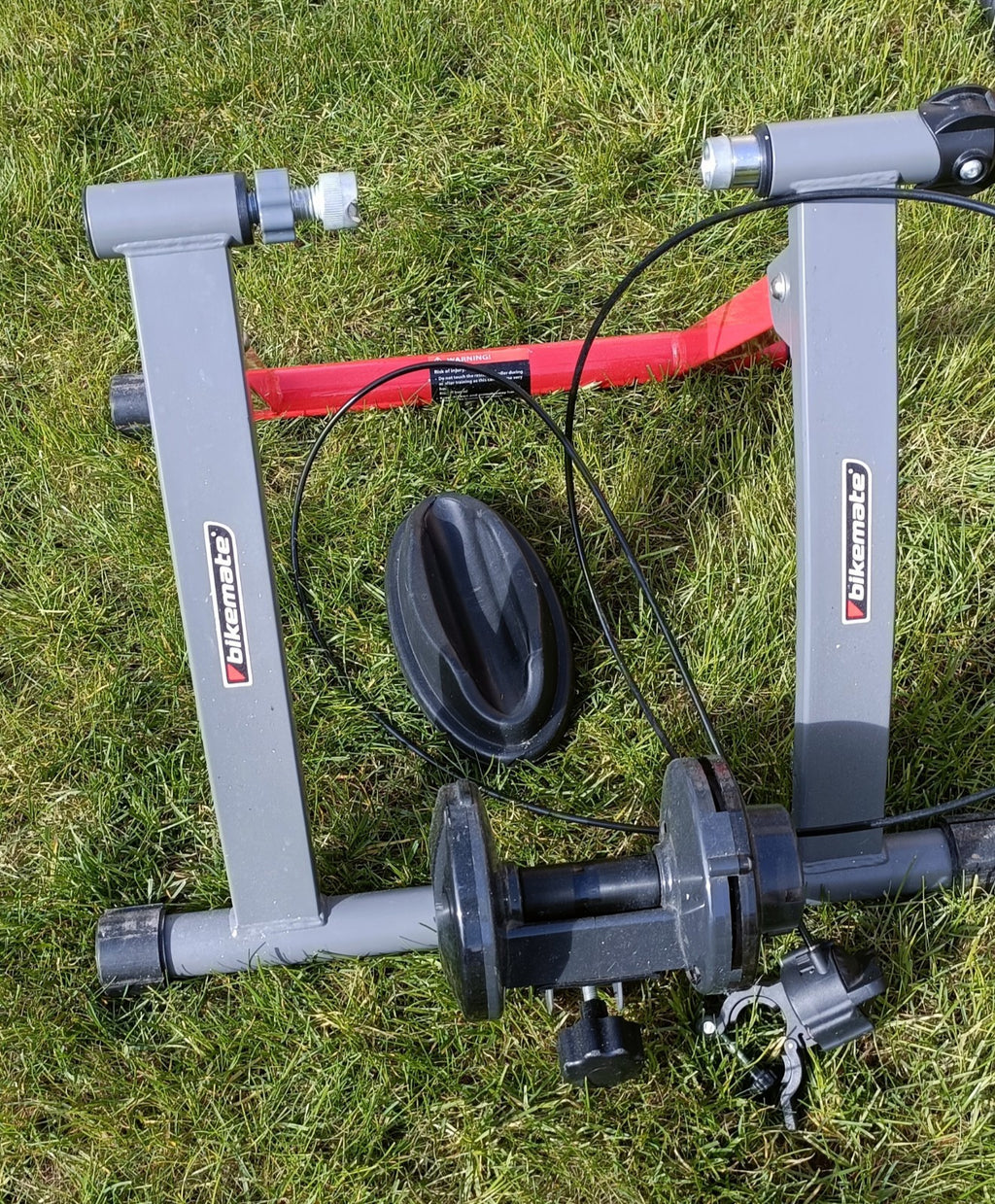 EuroBike XC580 Gravel Bike, with indoor resistance trainer kit