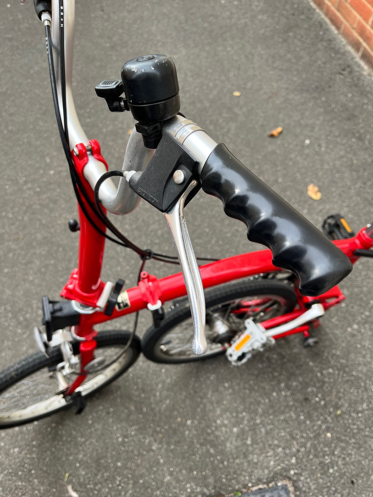 Brompton Red 3 speed M3L folding bike bicycle