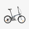 Btwin Folding Bike Fold 120 - Grey - Used Excellent condition 6 speed