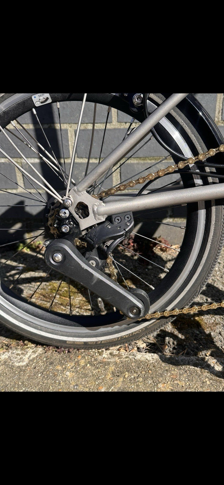 Brompton T Line, 4 Speed, First Edition, Titanium and Carbon, Folding Bike