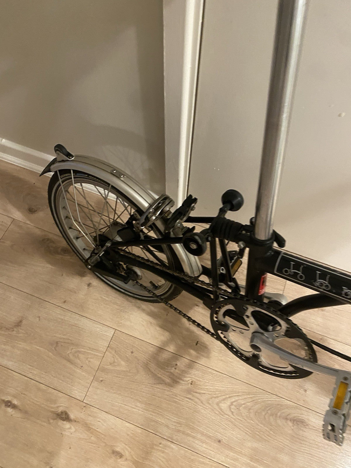 Brompton Folding Bike 3-Speed, Black
