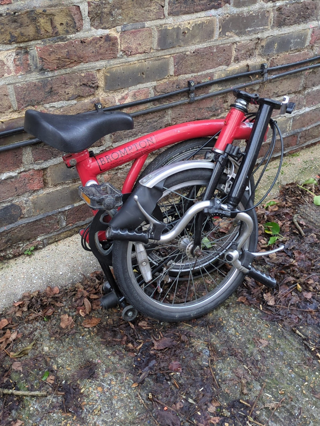 Brompton L5, 1997, Folding Bike, Excellent Condition, Red, Sturmey Archer