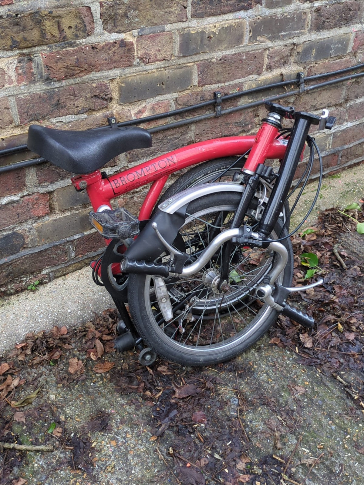 Brompton L5, 1997, Folding Bike, Excellent Condition, Red, Sturmey Archer