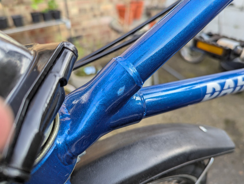 Vintage Dahon Classic III Folding Bike – 3-Speed Sturmey Archer (Blue)