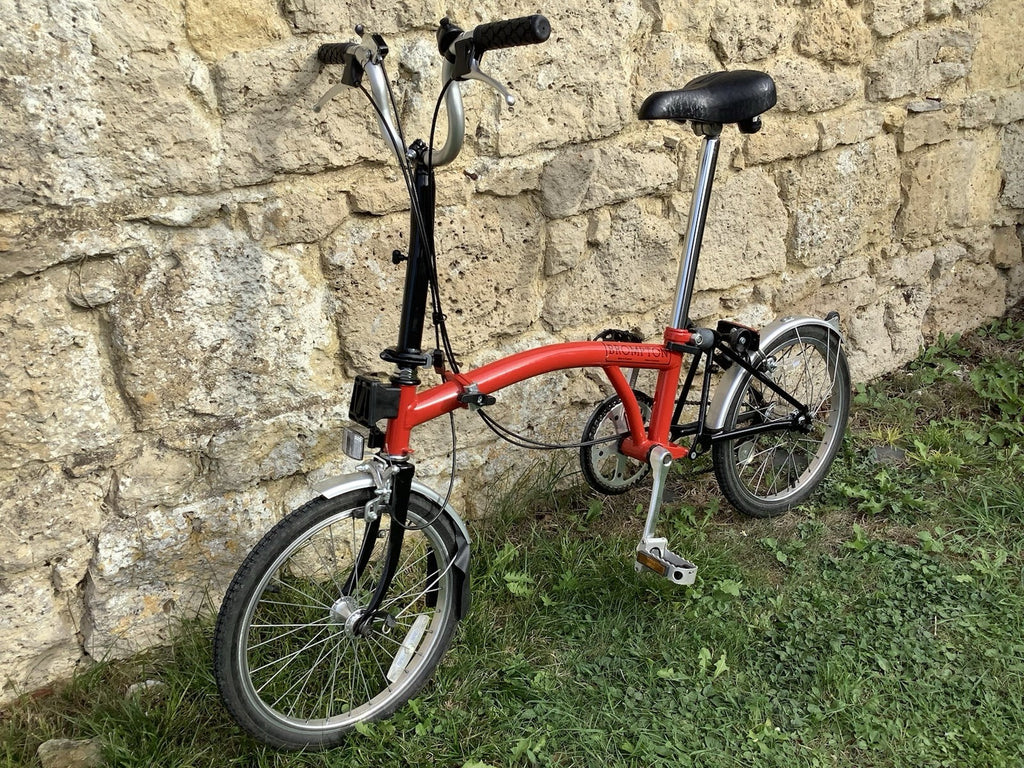 Brompton M3L Folding Bike -  Red - UK DELIVERY