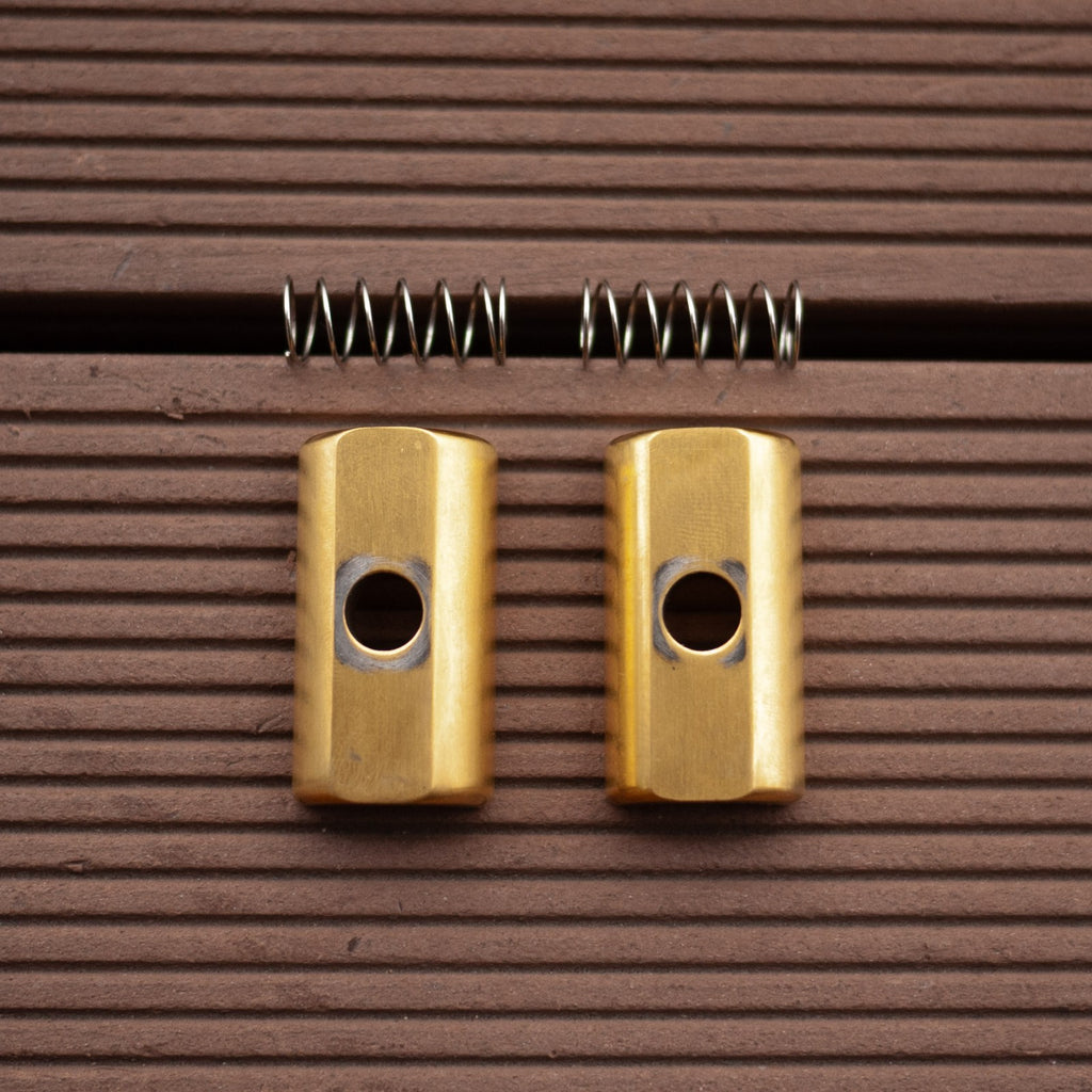 Brompton Bike Ti Parts Workshop Lightweight T2 Titanium Hinge Clamp Plate Gold