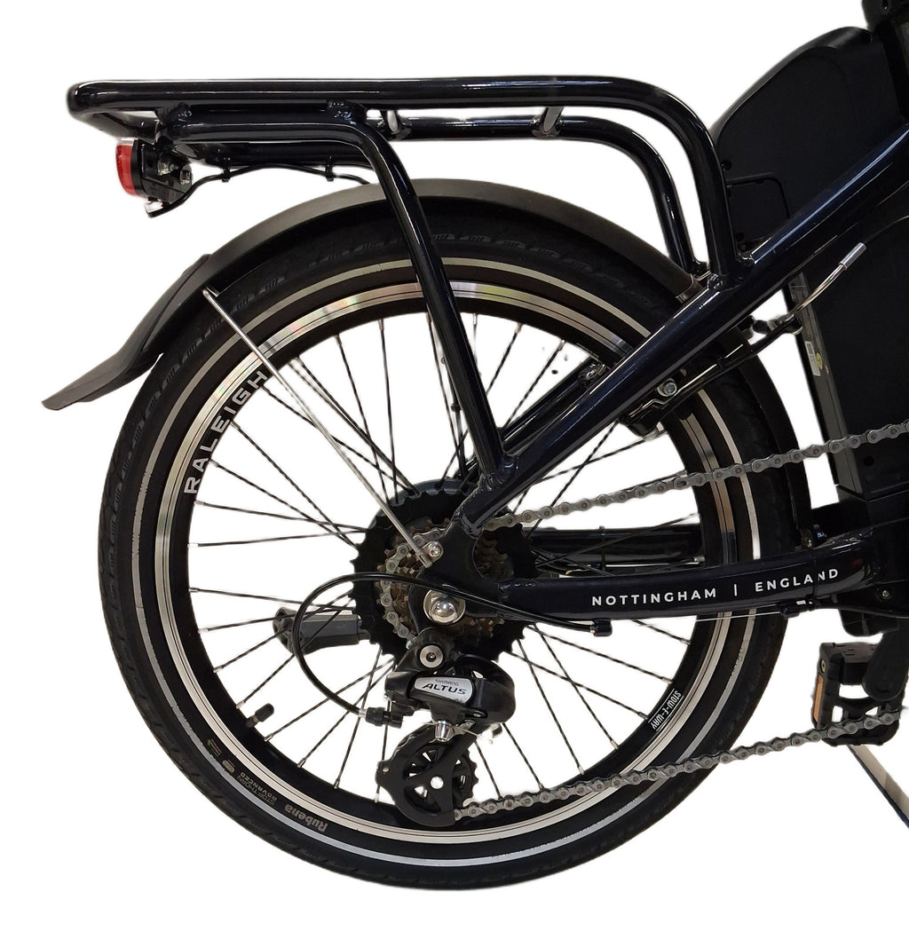 Raleigh Stow-E-Way Compact Lightweight Folding E--Bike - Black (Used/Scratched)