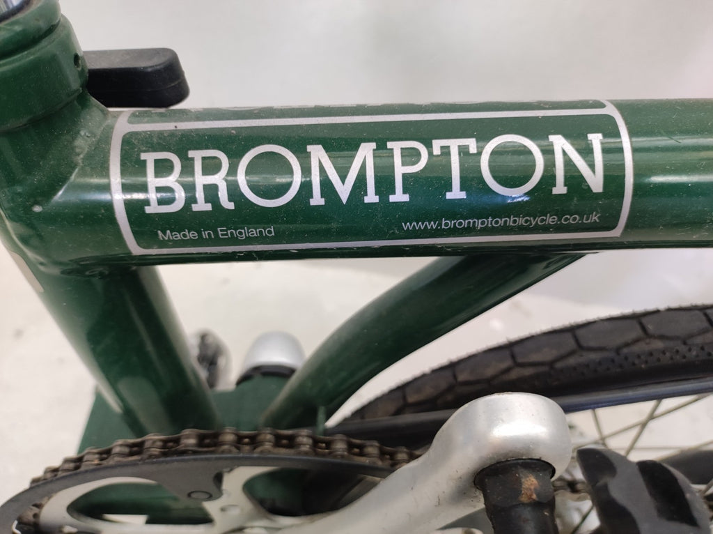 2003 Brampton Classic Green Folding Bike 3 Speed Vintage Retro
