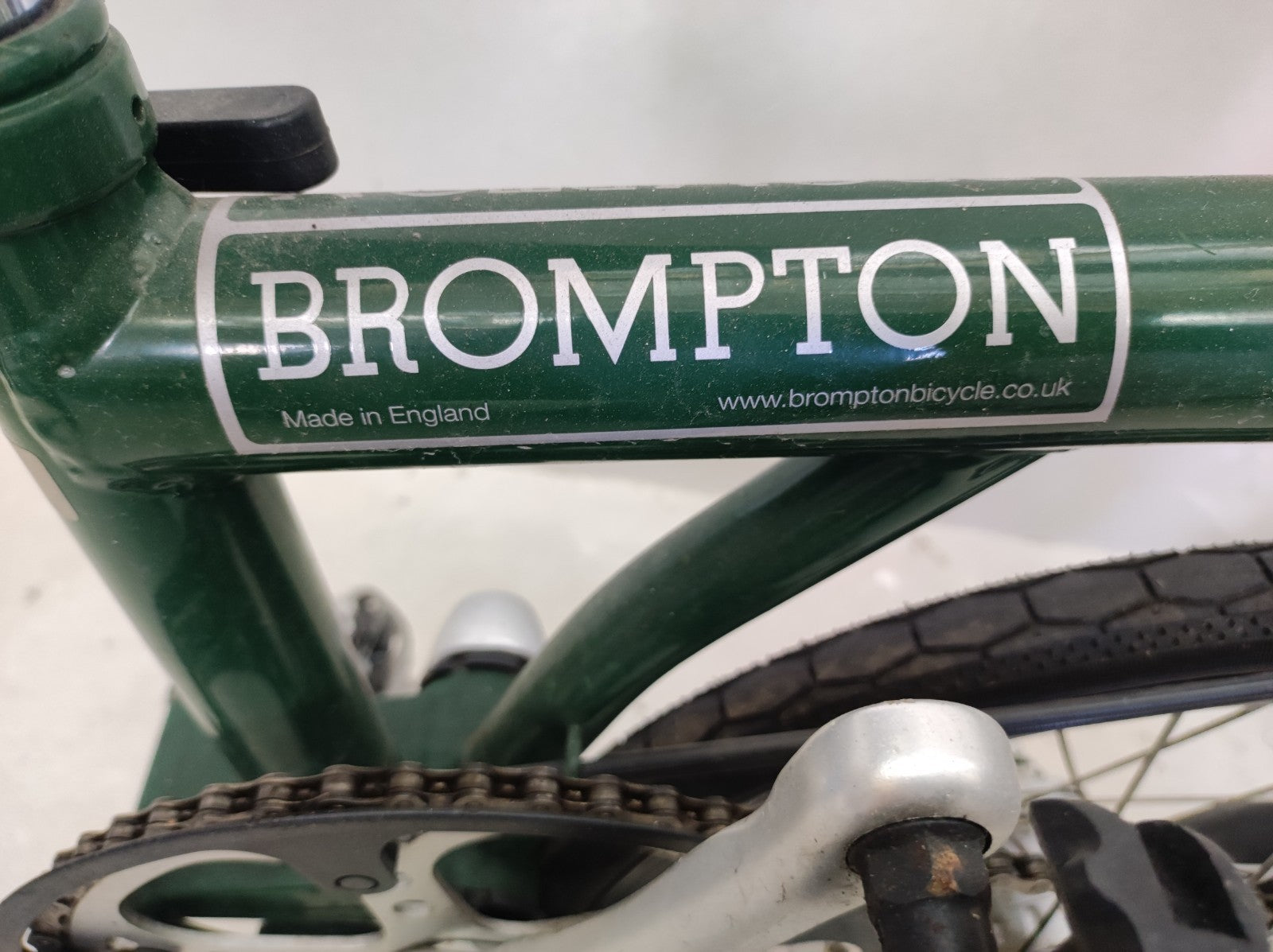 2003 Brampton Classic Green Folding Bike 3 Speed Vintage Retro
