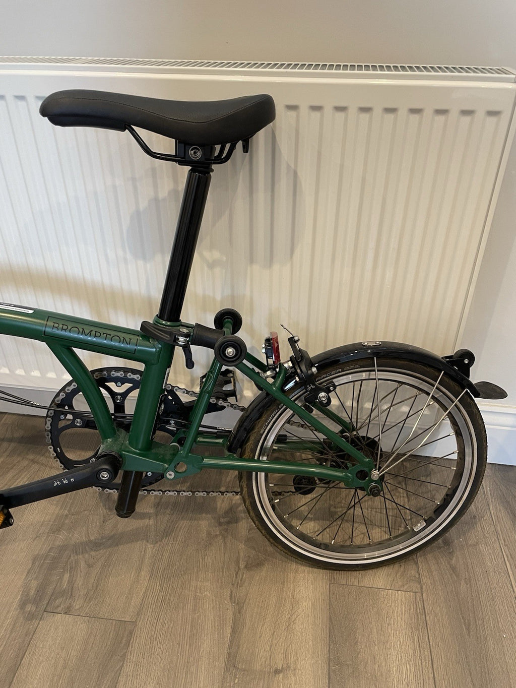 Brompton C Line Urban Folding Bike – 2-Speed – Racing Green Excellent Condition