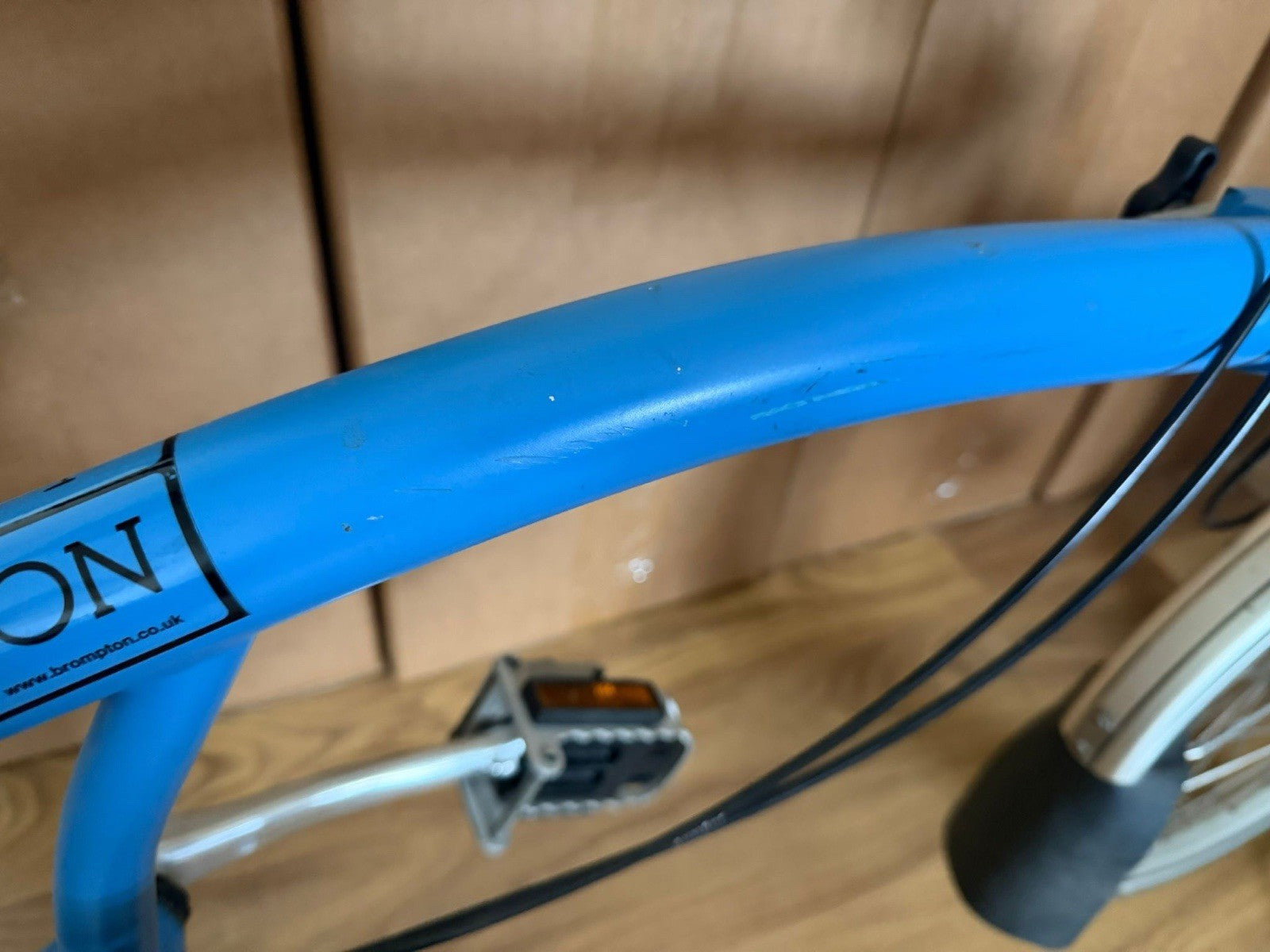 Brompton M3L folding bicycle Blue