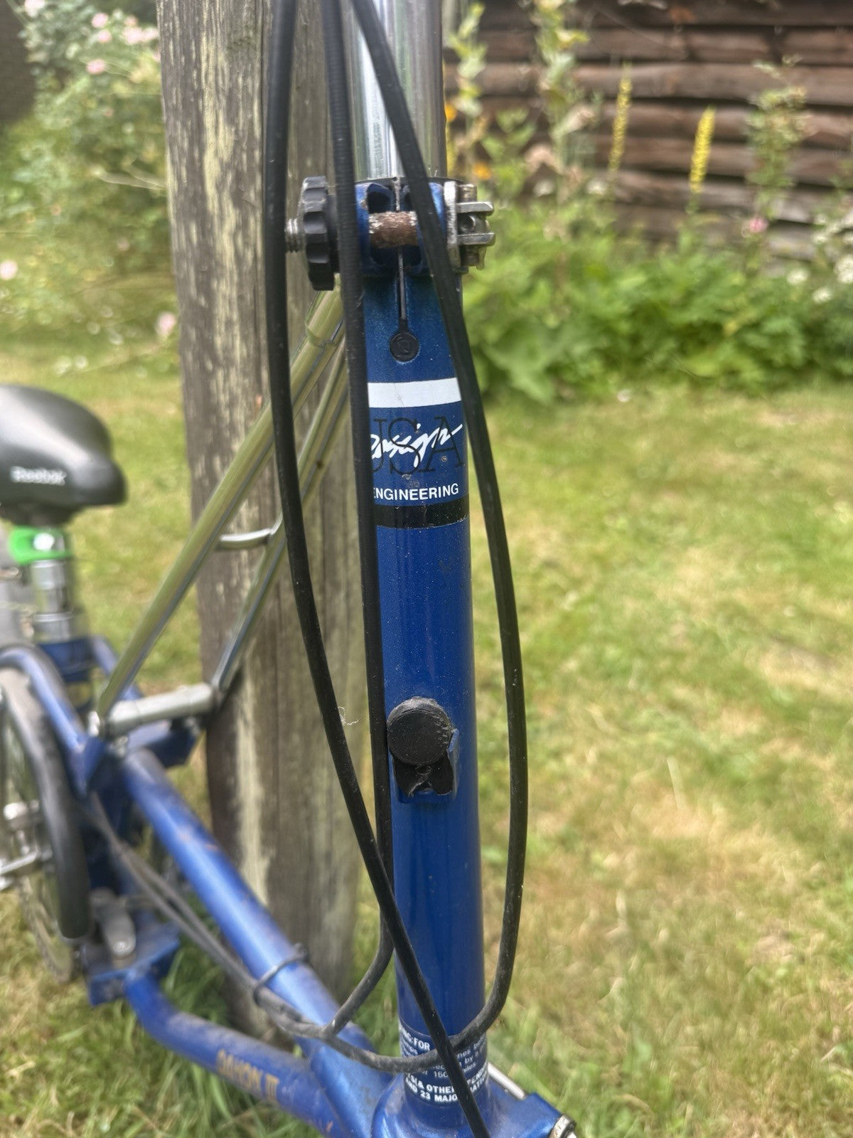 Blue Dahon III Folding Bike Retro, Good Working Condition.