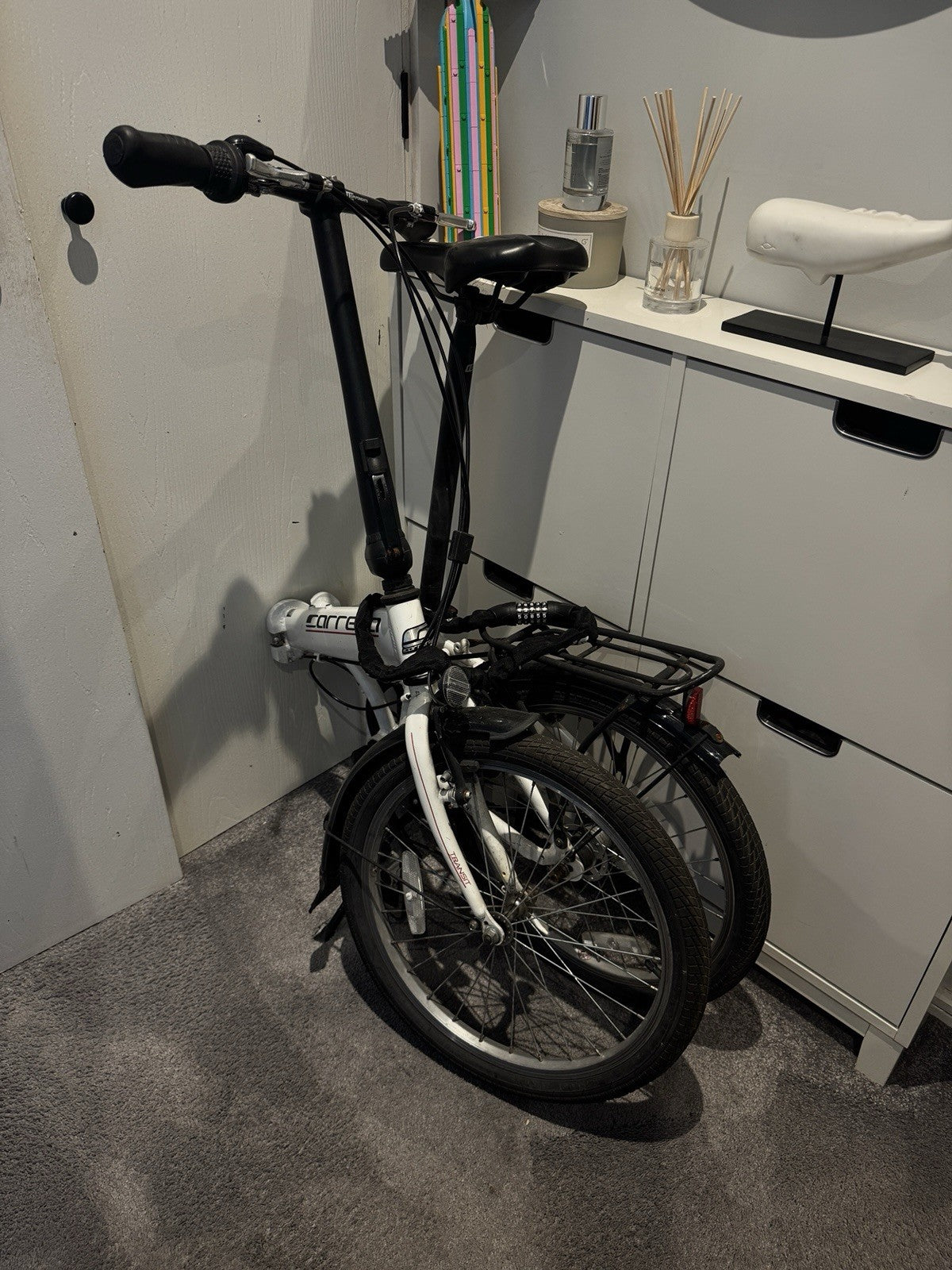 Carrera Folding Bike – 3 Gears – Includes Lock