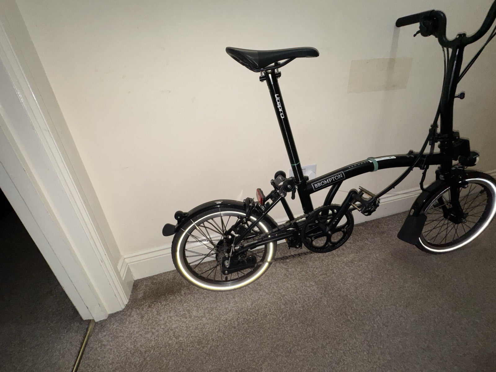 Bromton Black C Line Folding Bike 6 Gears Dynamo 2025
