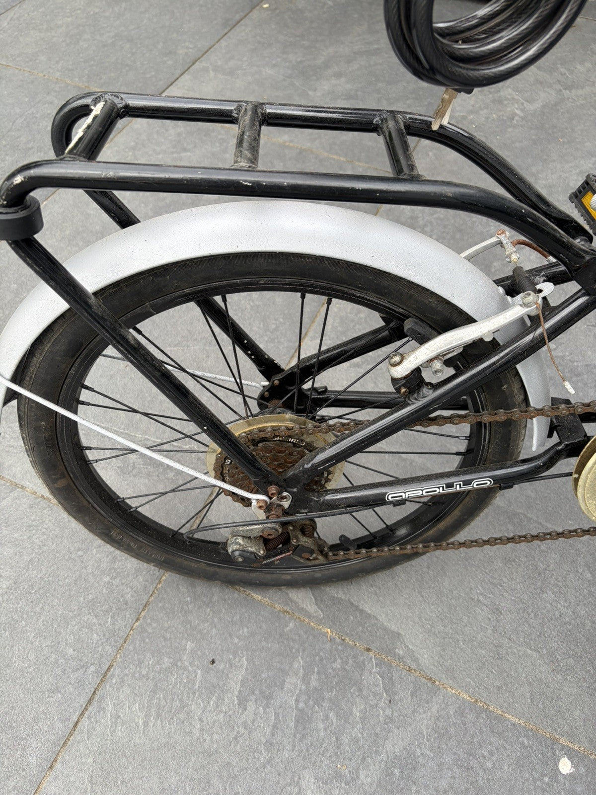 Folding Bike Apollo Transition 20” Wheels Alloy Frame Shimano 6 Gear Revoshift