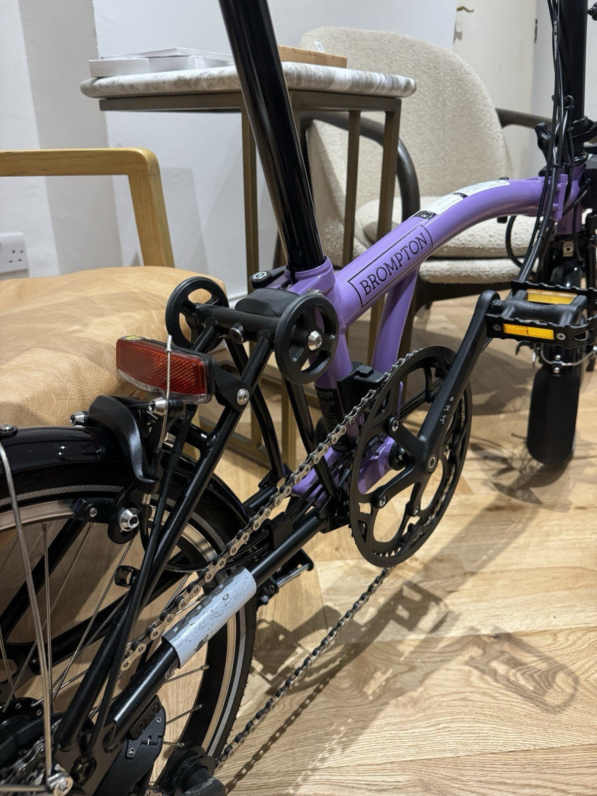 Brompton M4L 2023 Folding Bike Purple