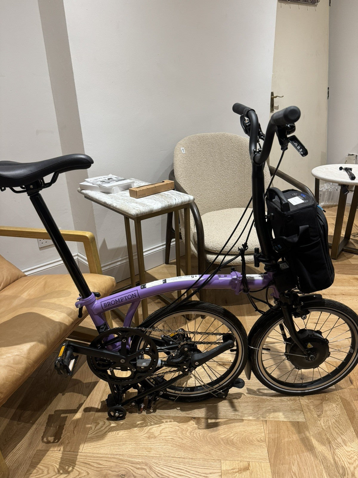 Brompton M4L 2023 Folding Bike Purple