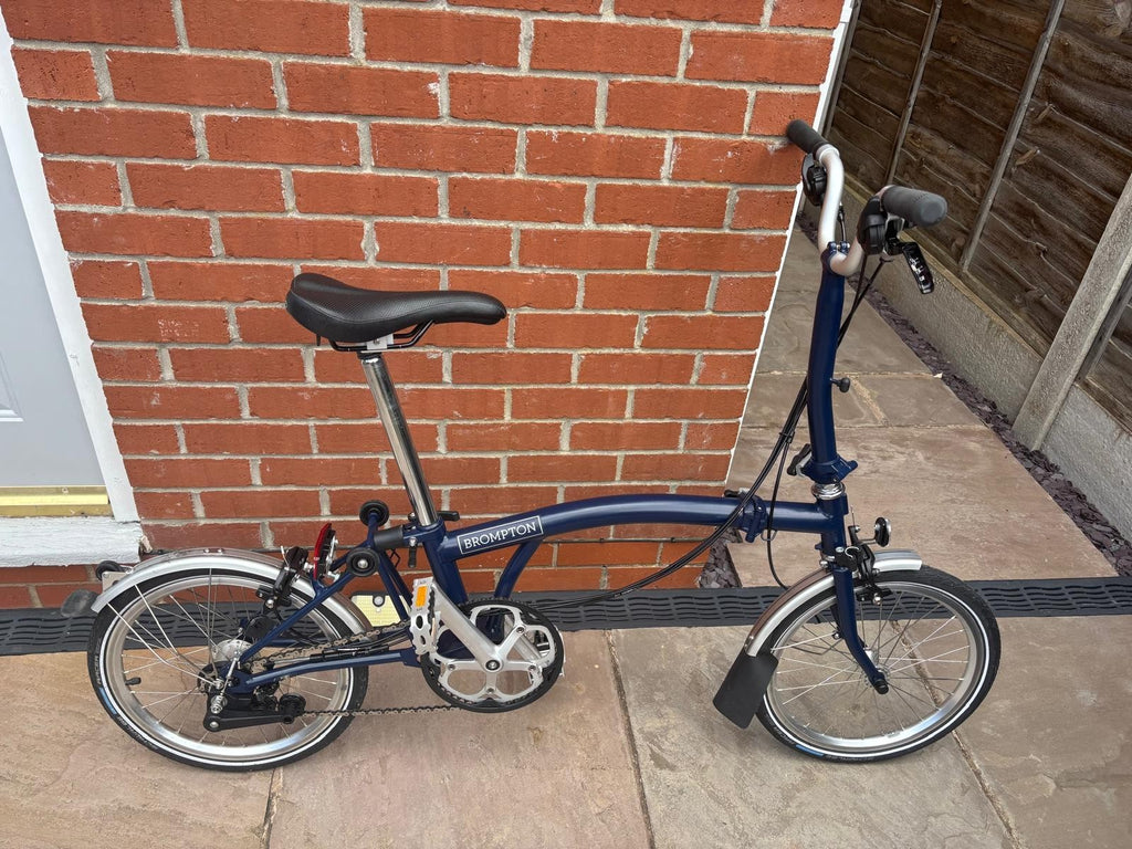 Brompton 2019 M6L C Line Cobalt Blue Excellent Condition