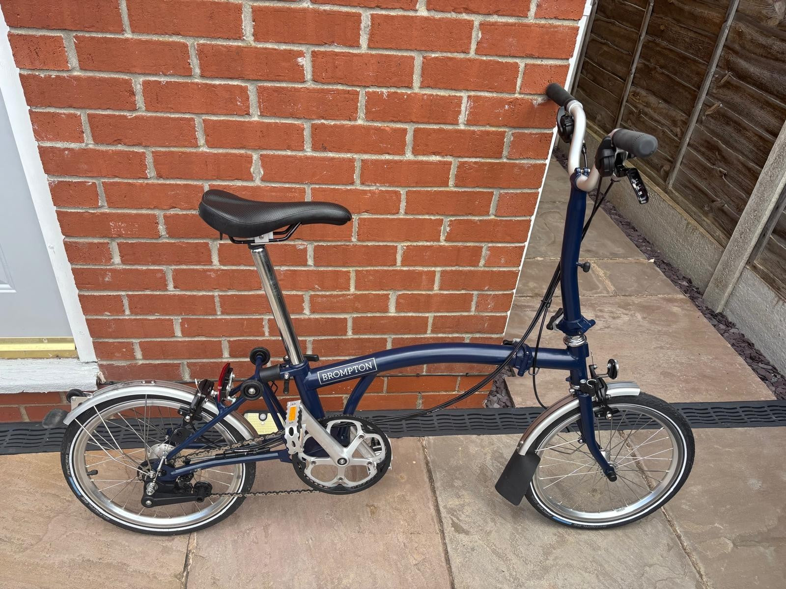 Brompton 2019 M6L C Line Cobalt Blue Excellent Condition