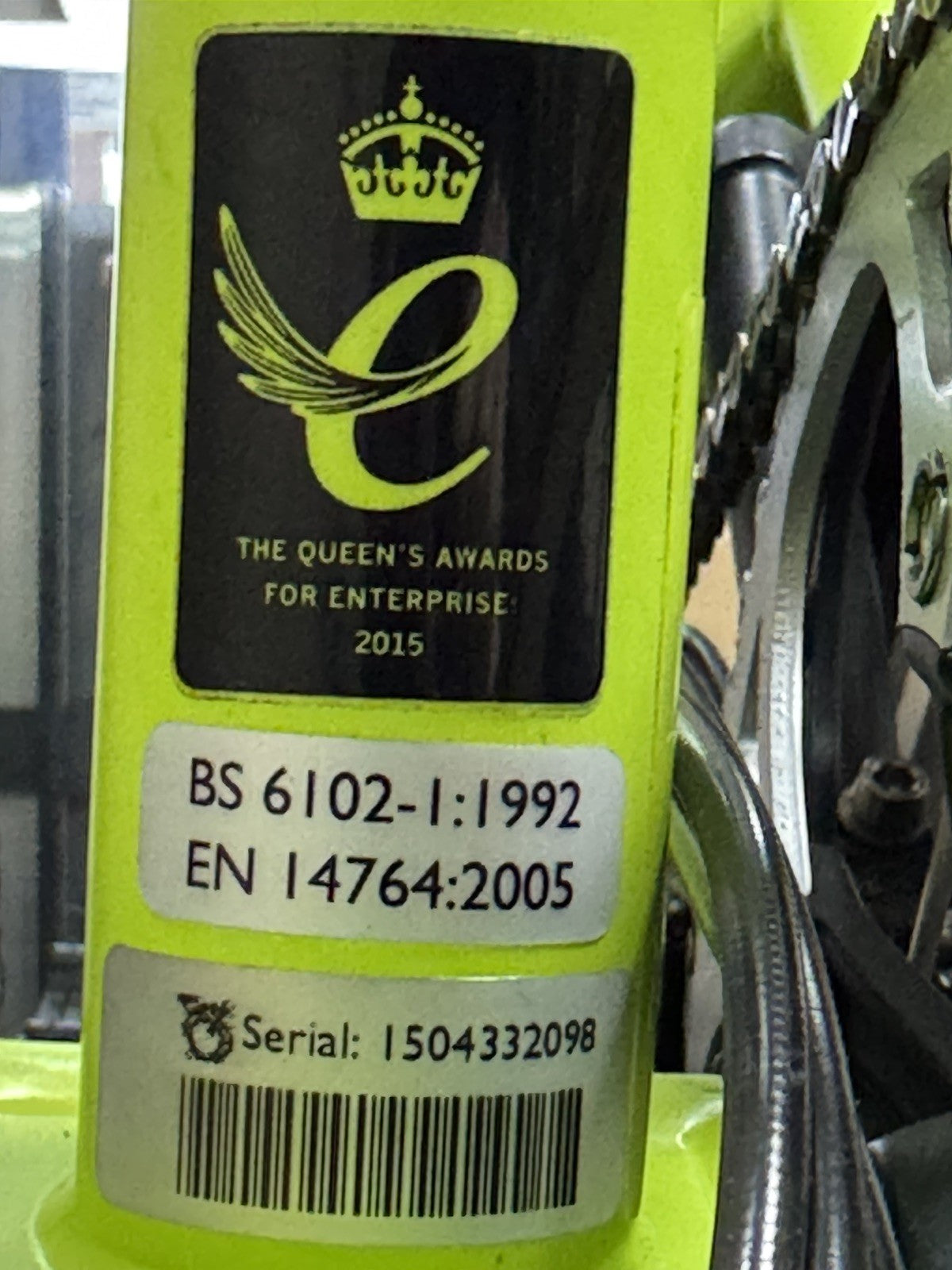 BROMPTON M6R WITH ROHLOFF CONVERSION BY KINETICS OF GLASGOW, FULLY CUSTOMISED