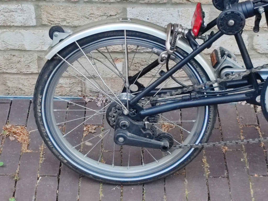 Brompton S2L 2 Speed Folding Bike Black Mudguards No Rack