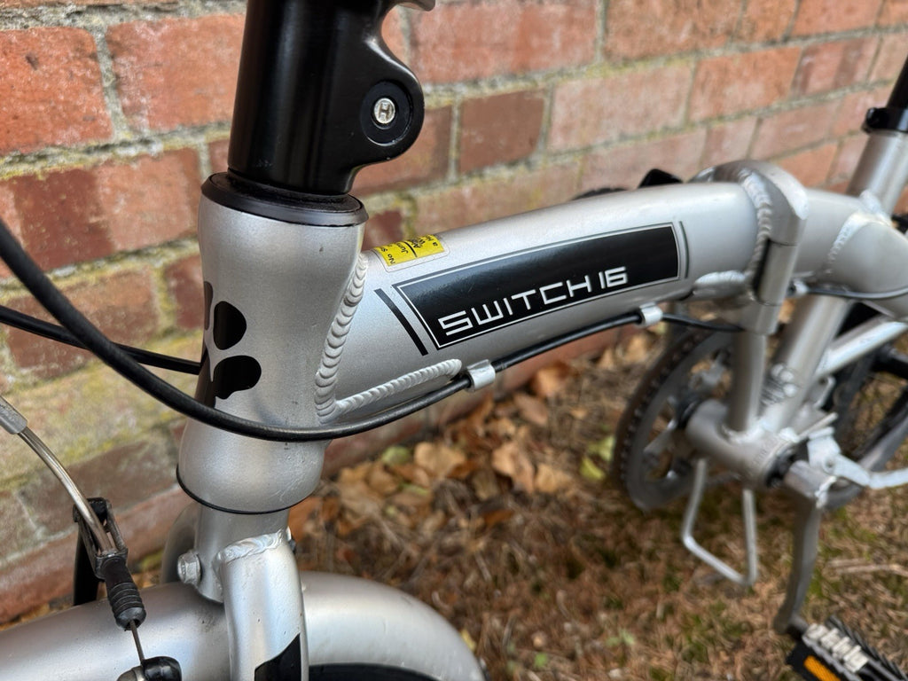 Muddyfox Switch 16 Folding Bike Silver Edition Good & Clean Condition