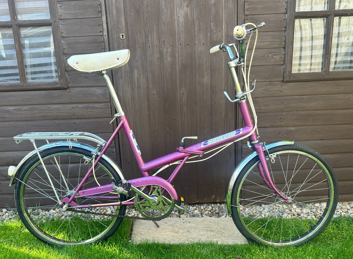 Vintage 1979 Raleigh Stowaway 3 speed Folding Bike / Bicycle
