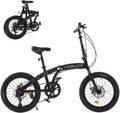 20” Folding Bike Lightweight Aluminum Frame 7-Speed Shimano Disc Brakes