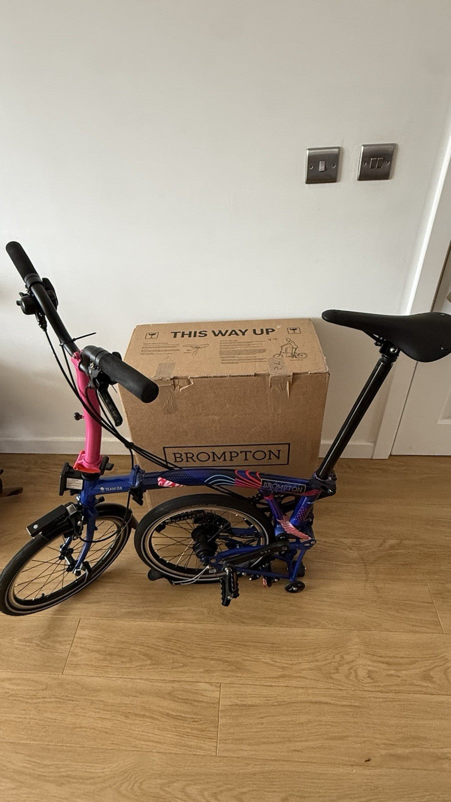 Brompton 2024 Team GB P Line Edition 12 Speed Folding Bike Paris 2024 Olympics