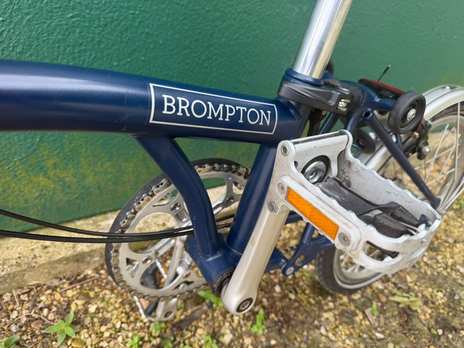 Brompton C Line M3L (3 Speed)  folding bicycle - Tempest  Blue