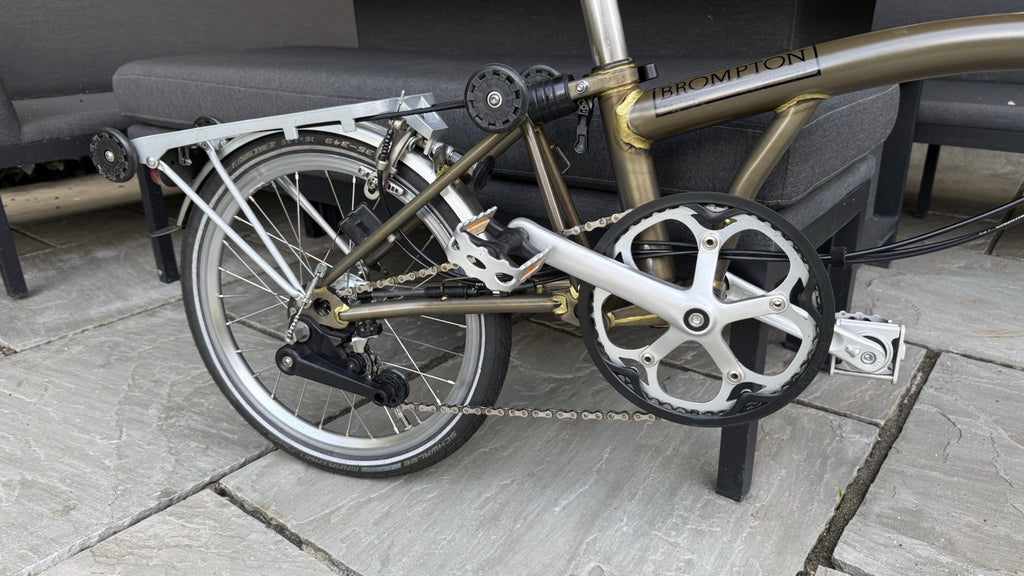 Brompton Gold Lacquer Limited Edition Bike - 6-Speed 2014 Fully upgraded