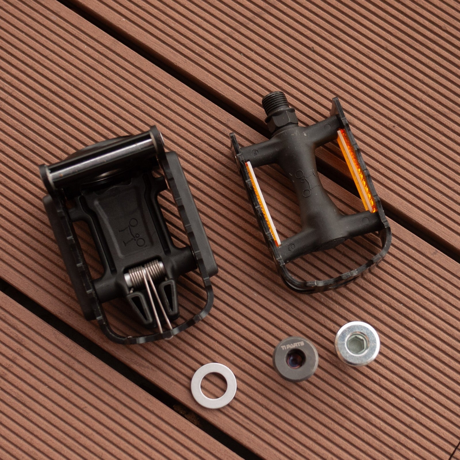 Brompton Folding Bike Folding Pedal Black Edition Ti Parts Workshop Pedal Bolt