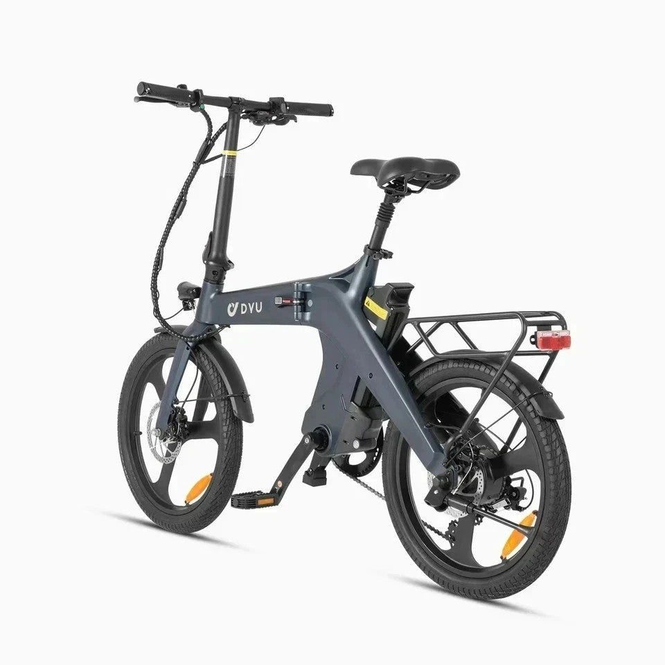 DYU T1 20" Folding E - Bike 250-W 36-V 10/Ah Battery 60KM Range City E- Bike