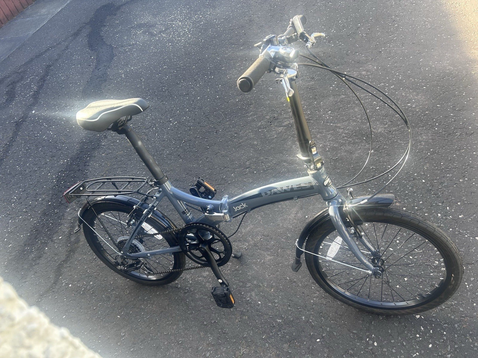 Dawes Jack Folding Bike 20 Grey Brand New with Carry Bag & Panniers