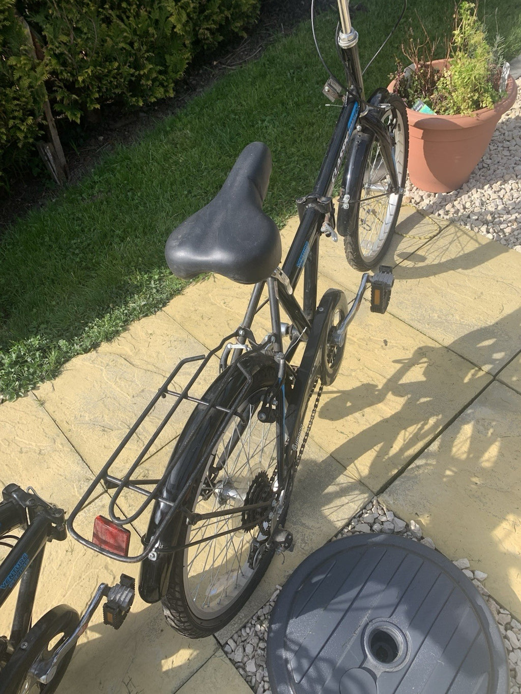 Pair of Folding Bikes Saker classic 13.5ins frame And 20ins Wheels Black