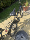 Pair of Folding Bikes Saker classic 13.5ins frame And 20ins Wheels Black